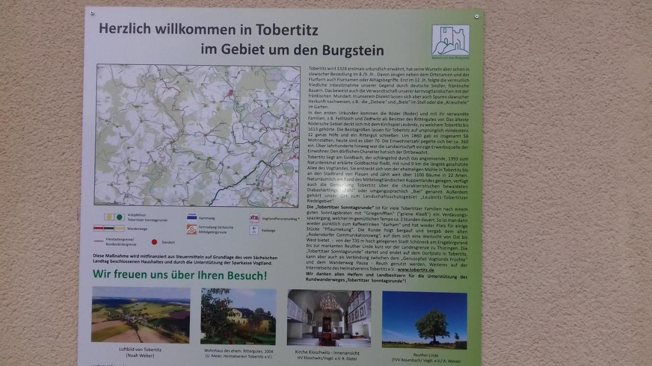 Ferienhaus Johanna & Ferienwohnung Thum Weischlitz Zewnętrze zdjęcie